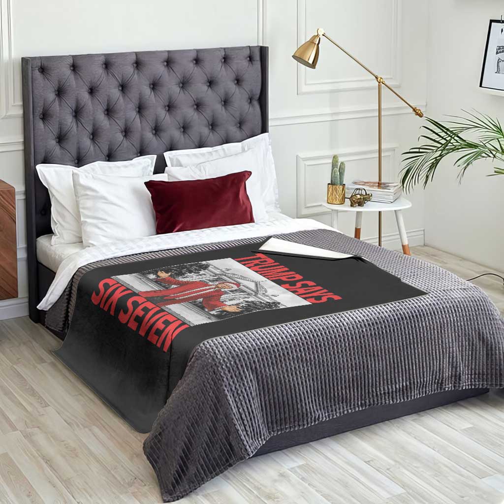 67 Six Seven Trump Christmas Throw Blanket TS14 Print Your Wear