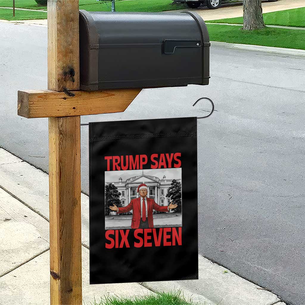 67 Six Seven Trump Christmas Garden Flag TS14 Print Your Wear