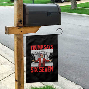 67 Six Seven Trump Christmas Garden Flag TS14 Print Your Wear