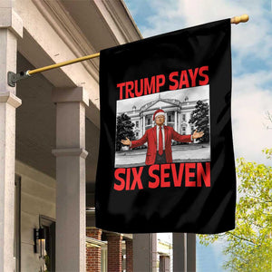67 Six Seven Trump Christmas Garden Flag TS14 Print Your Wear