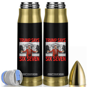 67 Six Seven Trump Christmas Bullet Tumbler TS14 Black Print Your Wear