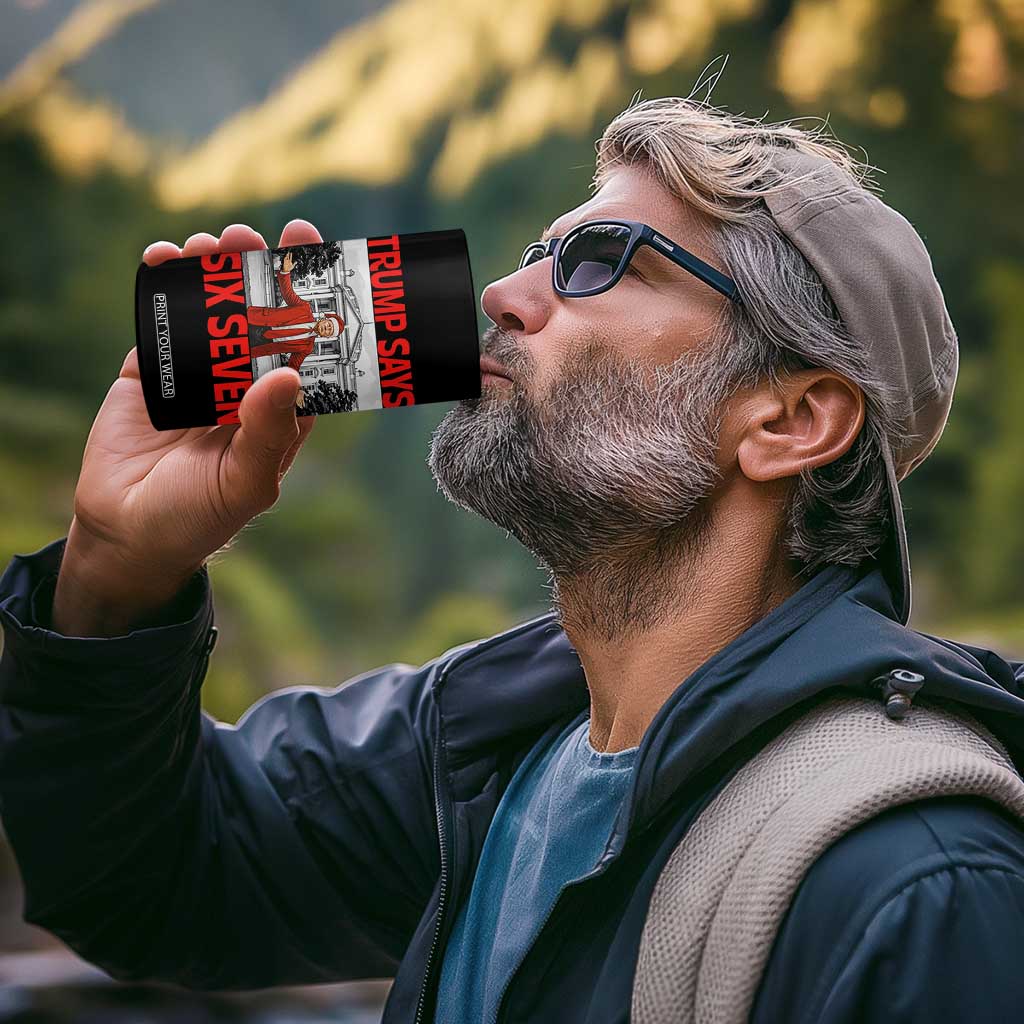 67 Six Seven Trump Christmas 4 in 1 Can Cooler Tumbler - Print Your Wear