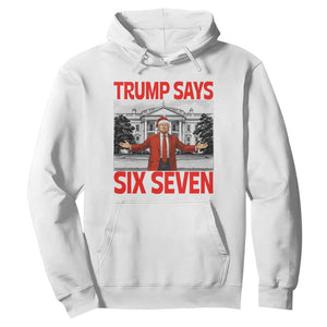 67 Six Seven Trump Christmas Hoodie TS14 White Print Your Wear