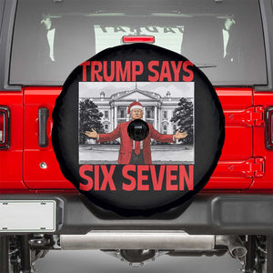 67 Six Seven Trump Christmas Spare Tire Cover TS14 Black Print Your Wear