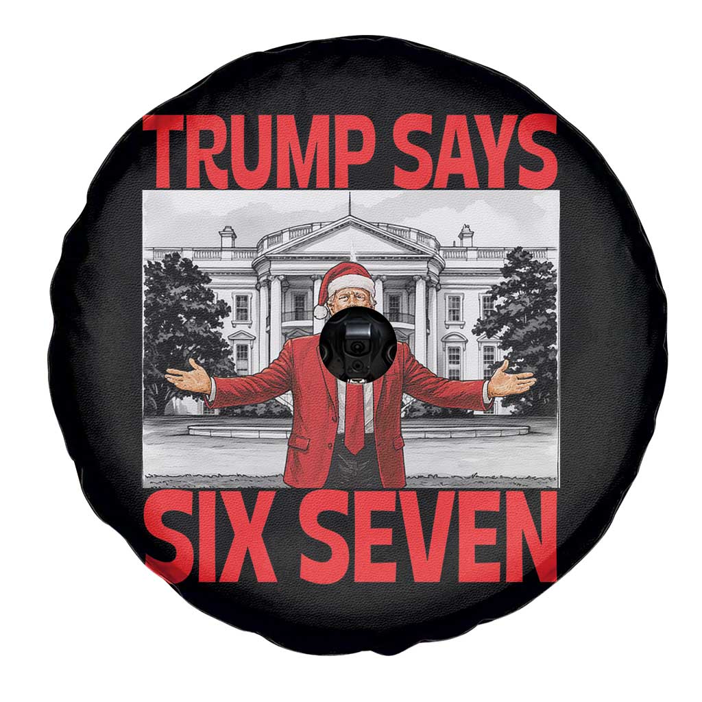 67 Six Seven Trump Christmas Spare Tire Cover TS14 Print Your Wear