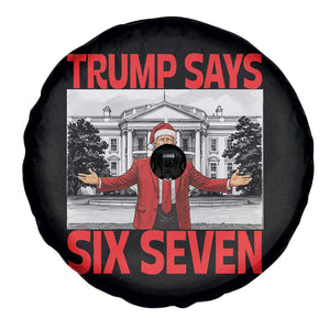 67 Six Seven Trump Christmas Spare Tire Cover TS14 Print Your Wear