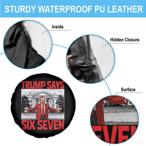 67 Six Seven Trump Christmas Spare Tire Cover TS14 Print Your Wear