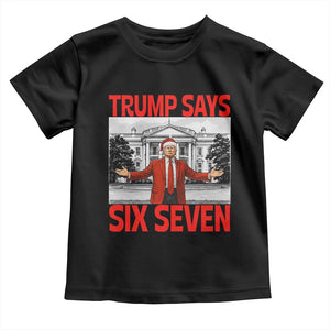 67 Six Seven Trump Christmas Toddler T Shirt TS14 Black Print Your Wear