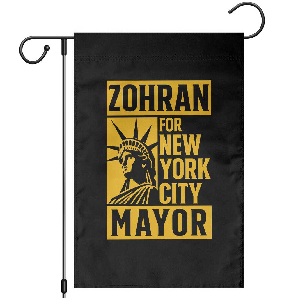 Zohran Mamdani NYC Mayor Garden Flag Funny Cool Trendy Progressive TS14 Black Print Your Wear
