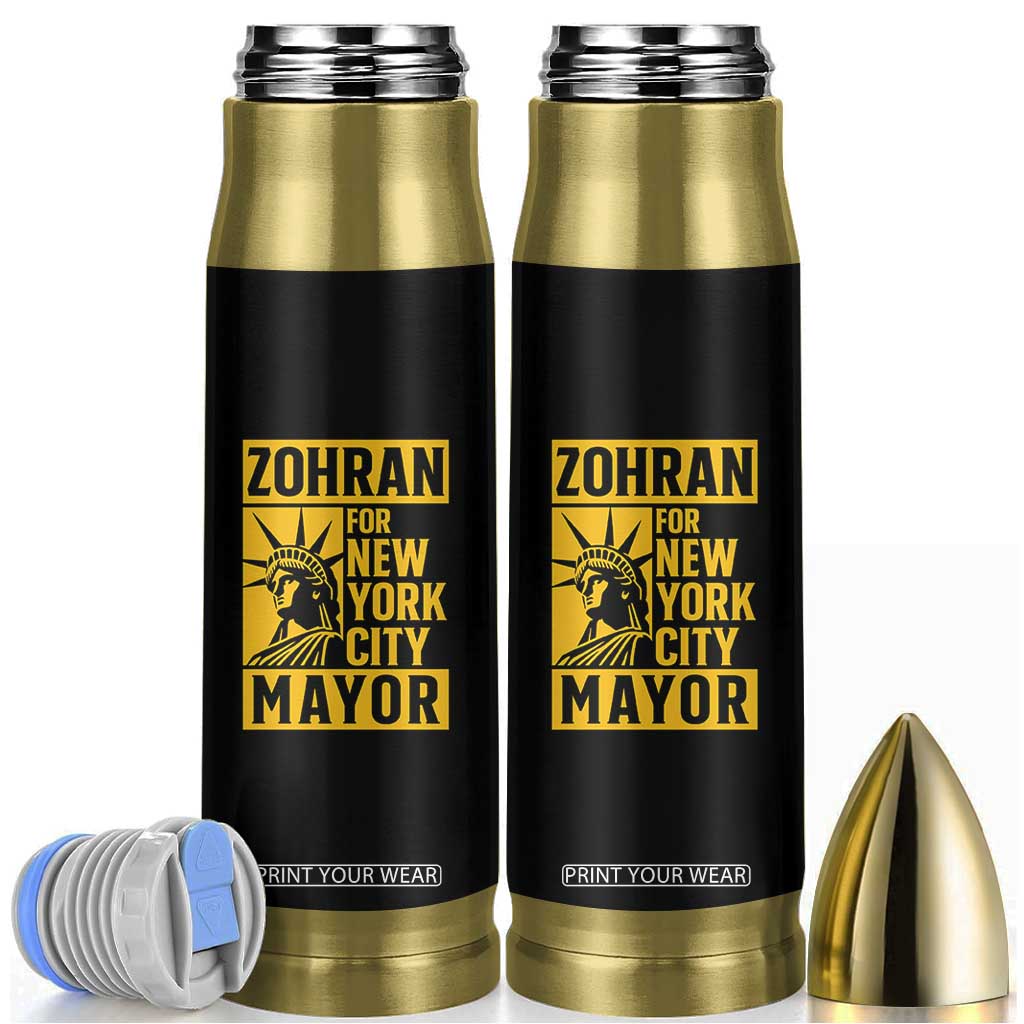 Zohran Mamdani NYC Mayor Bullet Tumbler Funny Cool Trendy Progressive TS14 Black Print Your Wear