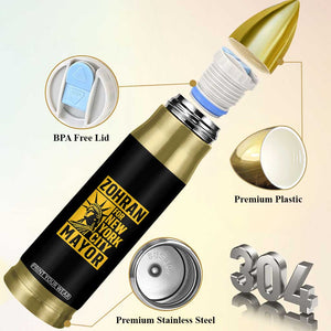 Zohran Mamdani NYC Mayor Bullet Tumbler Funny Cool Trendy Progressive TS14 Print Your Wear