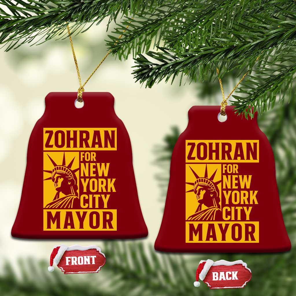 Zohran Mamdani NYC Mayor Ceramic Ornament Funny Cool Trendy Progressive TS14 Print Your Wear