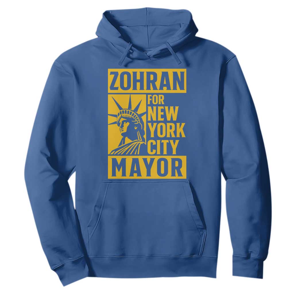 Zohran Mamdani NYC Mayor Hoodie Funny Cool Trendy Progressive TS14 Royal Blue Print Your Wear