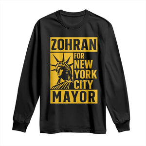 Zohran Mamdani NYC Mayor Long Sleeve Shirt Funny Cool Trendy Progressive TS14 Black Print Your Wear