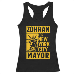 Zohran Mamdani NYC Mayor Racerback Tank Top Funny Cool Trendy Progressive TS14 Black Print Your Wear