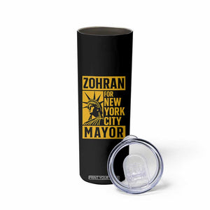 Zohran Mamdani NYC Mayor Skinny Tumbler Funny Cool Trendy Progressive TS14 Print Your Wear