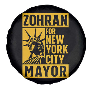 Zohran Mamdani NYC Mayor Spare Tire Cover Funny Cool Trendy Progressive TS14 Print Your Wear