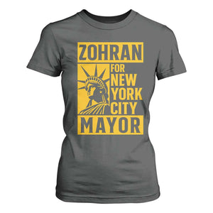 Zohran Mamdani NYC Mayor T Shirt For Women Funny Cool Trendy Progressive TS14 Dark Heather Print Your Wear
