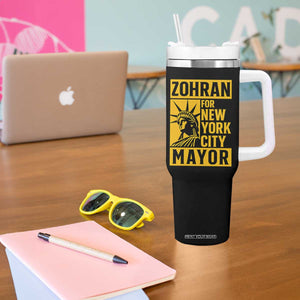 Zohran Mamdani NYC Mayor Tumbler With Handle Funny Cool Trendy Progressive TS14 Print Your Wear