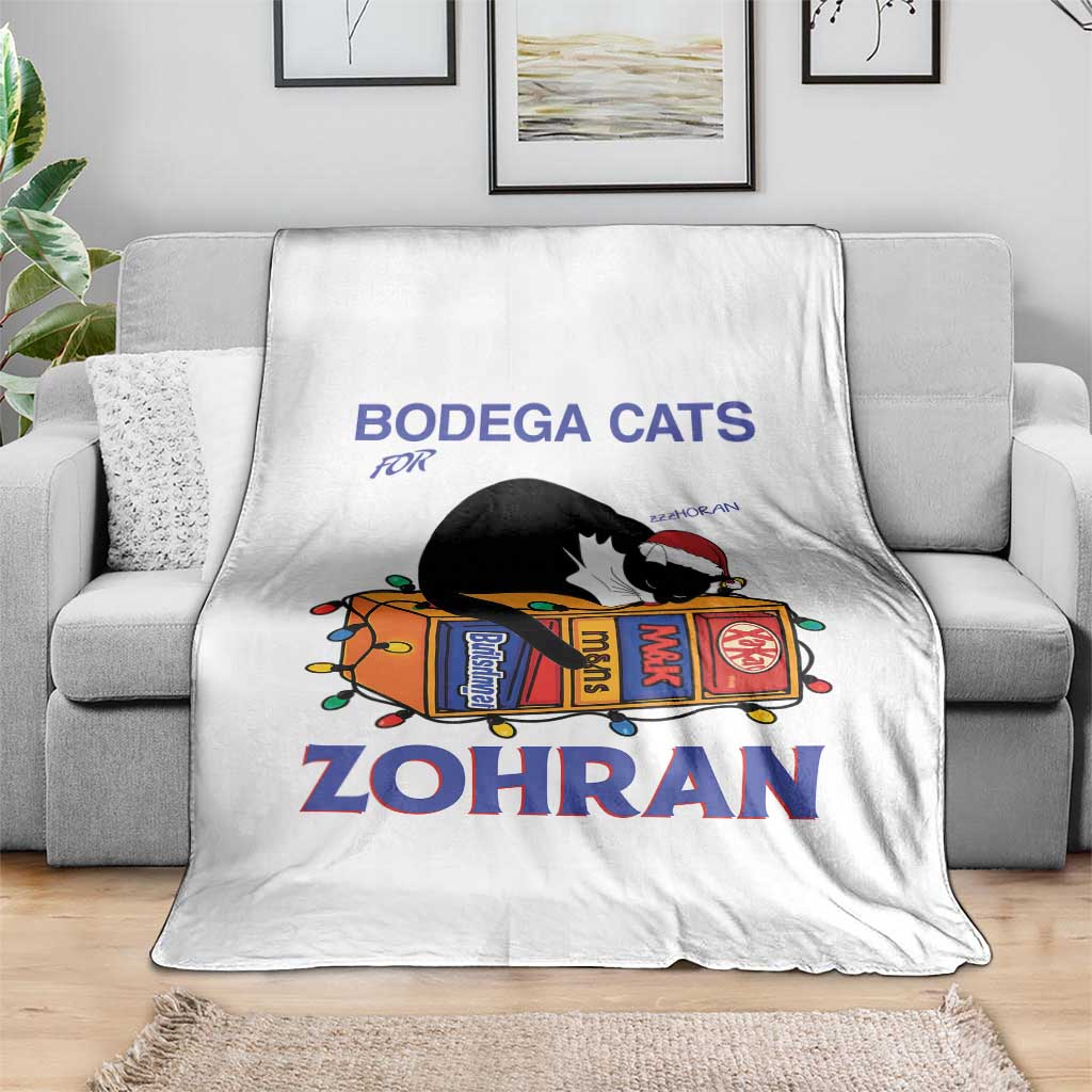 Bodega Cats of New York Throw Blanket Funny Cat NYC Christmas TS14 Print Your Wear