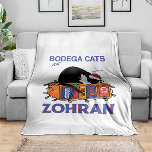 Bodega Cats of New York Throw Blanket Funny Cat NYC Christmas TS14 Print Your Wear