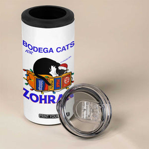 Bodega Cats of New York 4 in 1 Can Cooler Tumbler Funny Cat NYC Christmas - Print Your Wear