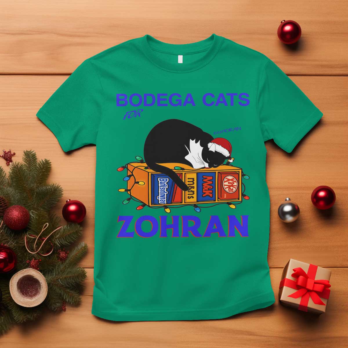Bodega Cats of New York T Shirt Funny Cat NYC Christmas TS14 Irish Green Print Your Wear