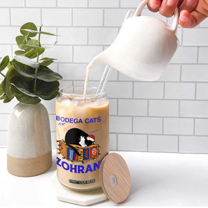 Bodega Cats of New York Glass Can Funny Cat NYC Christmas - Print Your Wear