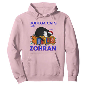 Bodega Cats of New York Hoodie Funny Cat NYC Christmas TS14 Light Pink Print Your Wear
