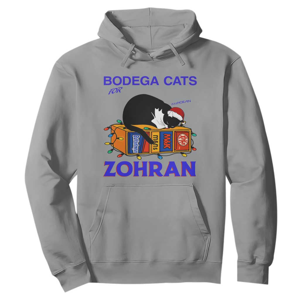 Bodega Cats of New York Hoodie Funny Cat NYC Christmas TS14 Sport Gray Print Your Wear