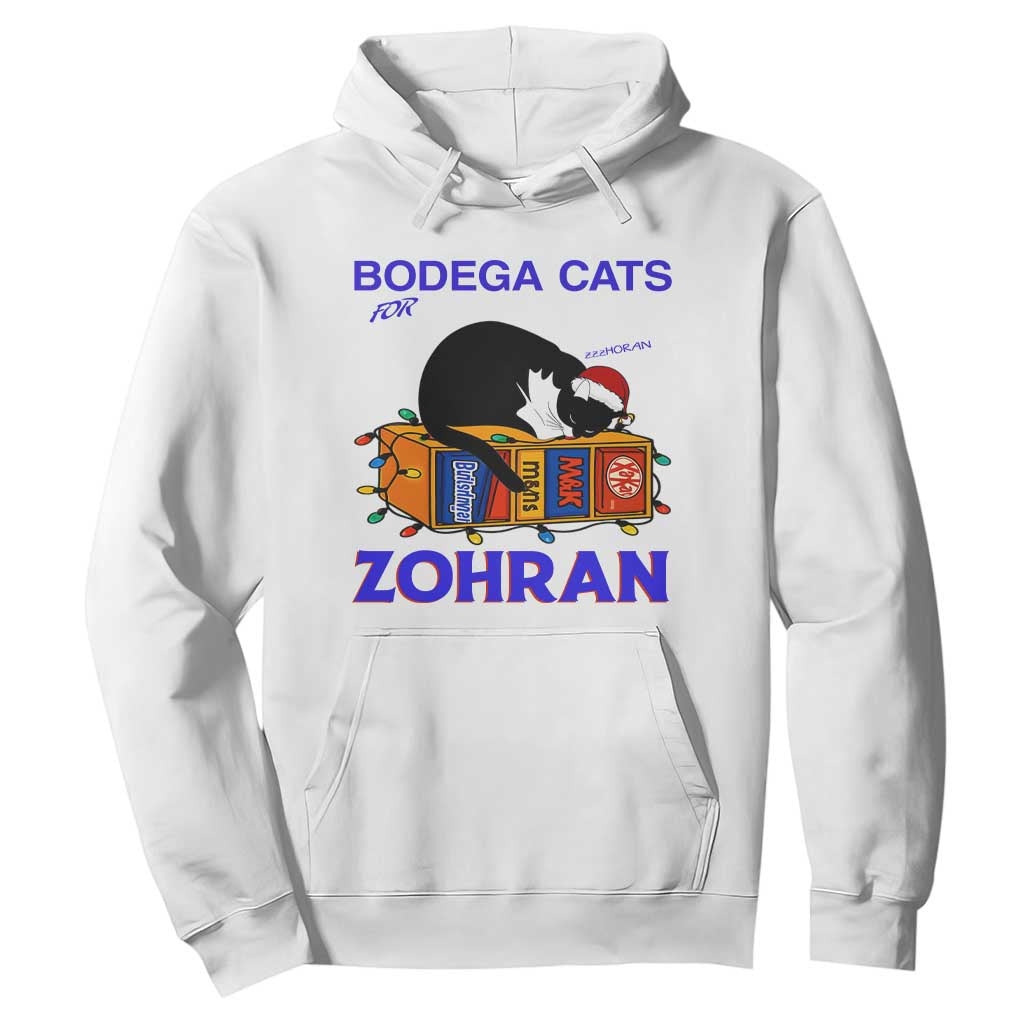 Bodega Cats of New York Hoodie Funny Cat NYC Christmas TS14 White Print Your Wear