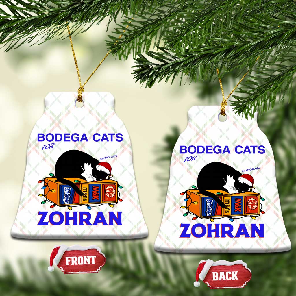 Bodega Cats of New York Ceramic Ornament Funny Cat NYC Christmas - Print Your Wear