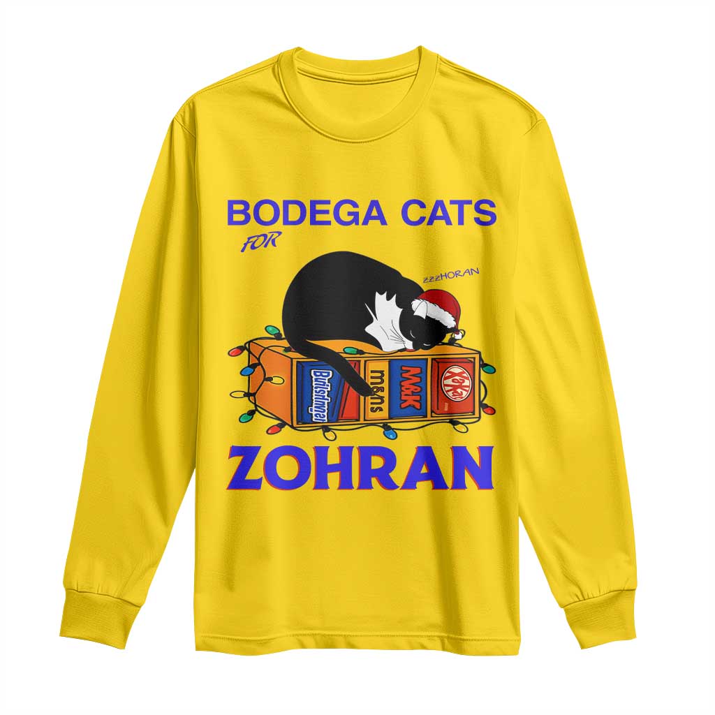 Bodega Cats of New York Long Sleeve Shirt Funny Cat NYC Christmas TS14 Daisy Print Your Wear