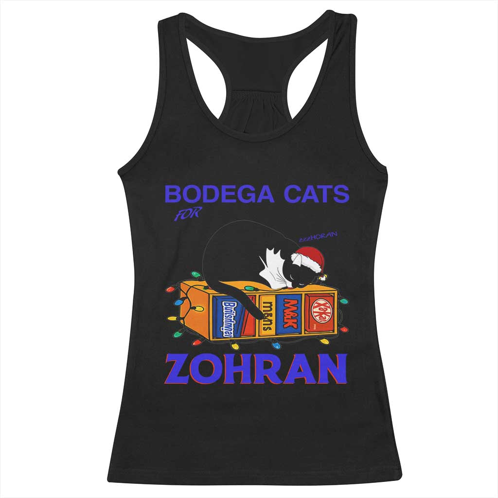 Bodega Cats of New York Racerback Tank Top Funny Cat NYC Christmas TS14 Black Print Your Wear