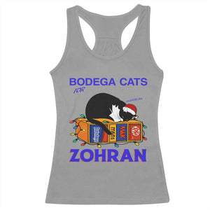 Bodega Cats of New York Racerback Tank Top Funny Cat NYC Christmas TS14 Sport Gray Print Your Wear