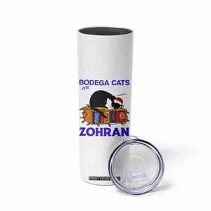 Bodega Cats of New York Skinny Tumbler Funny Cat NYC Christmas - Print Your Wear
