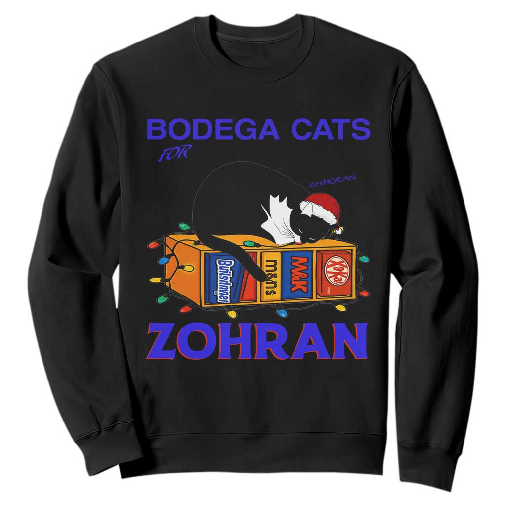Bodega Cats of New York Sweatshirt Funny Cat NYC Christmas TS14 Black Print Your Wear