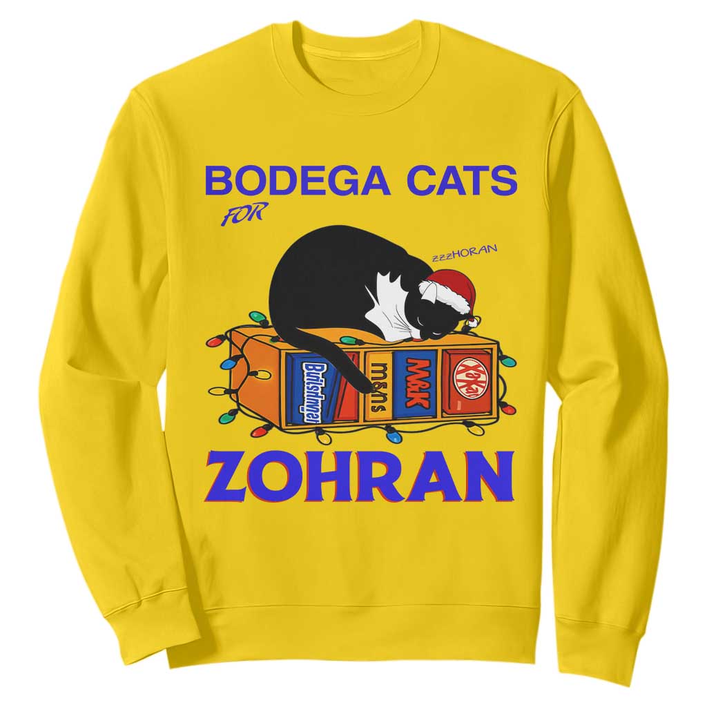 Bodega Cats of New York Sweatshirt Funny Cat NYC Christmas TS14 Daisy Print Your Wear