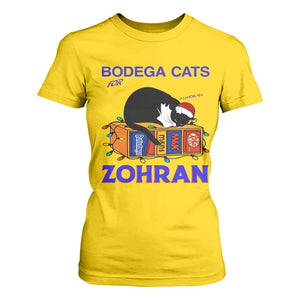 Bodega Cats of New York T Shirt For Women Funny Cat NYC Christmas TS14 Daisy Print Your Wear