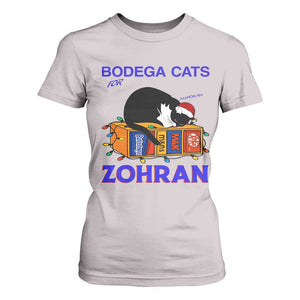 Bodega Cats of New York T Shirt For Women Funny Cat NYC Christmas TS14 Ice Gray Print Your Wear