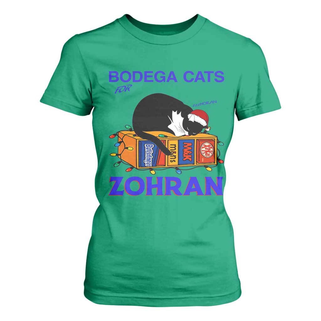 Bodega Cats of New York T Shirt For Women Funny Cat NYC Christmas TS14 Irish Green Print Your Wear