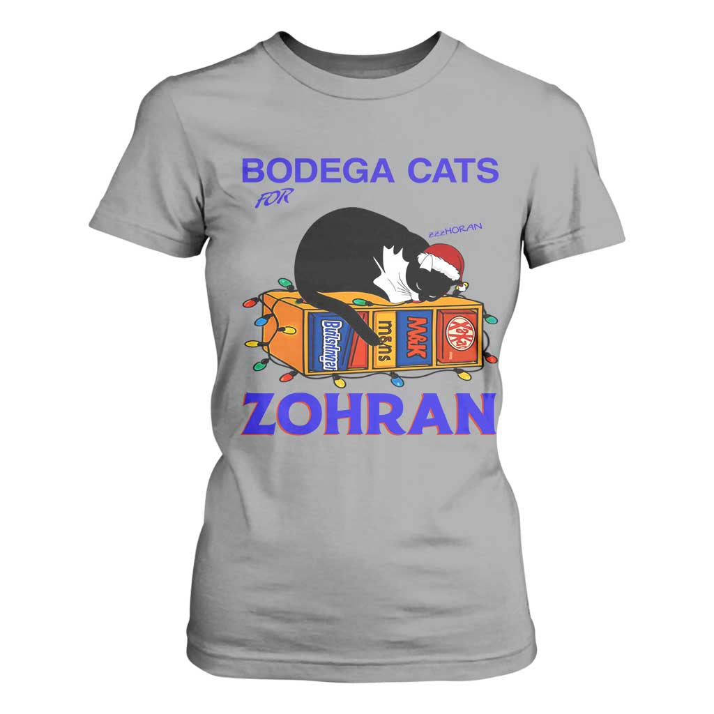 Bodega Cats of New York T Shirt For Women Funny Cat NYC Christmas TS14 Sport Gray Print Your Wear