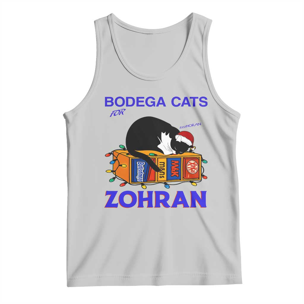 Bodega Cats of New York Tank Top Funny Cat NYC Christmas TS14 Ash Print Your Wear