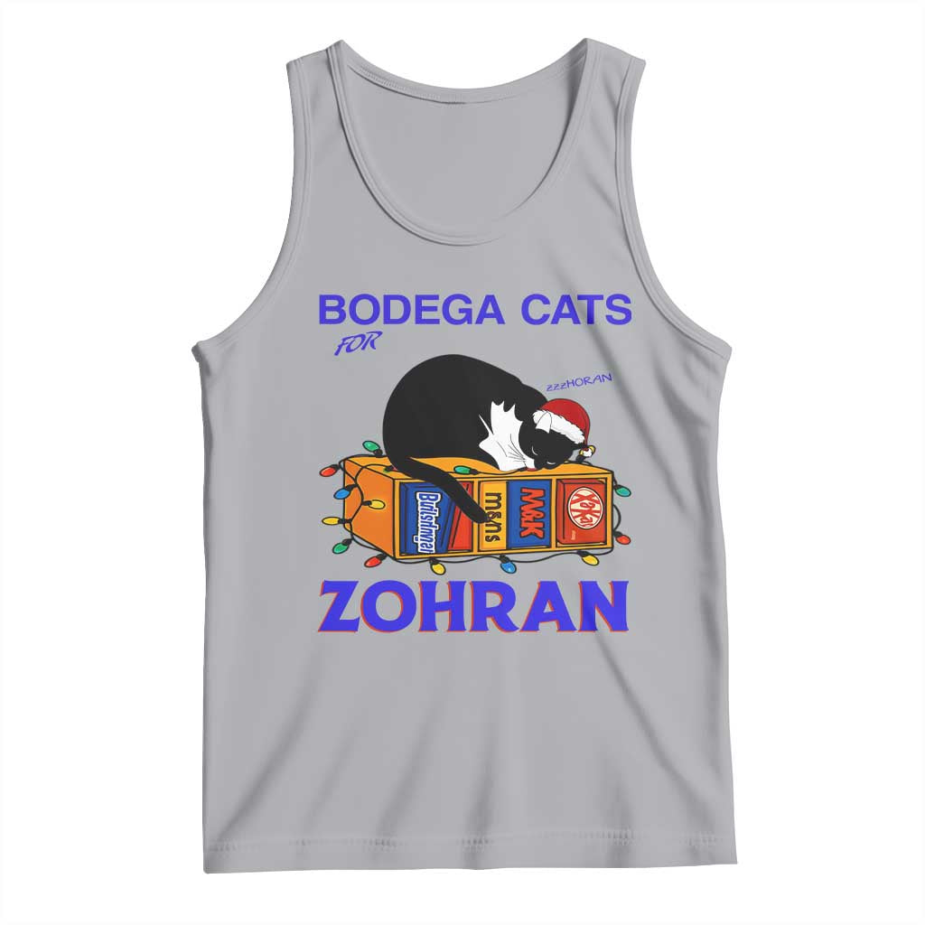 Bodega Cats of New York Tank Top Funny Cat NYC Christmas TS14 Athletic Heather Print Your Wear