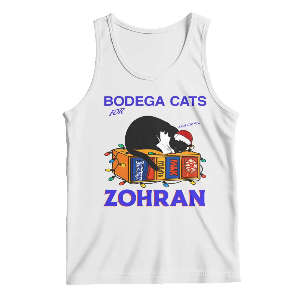 Bodega Cats of New York Tank Top Funny Cat NYC Christmas TS14 White Print Your Wear