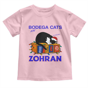 Bodega Cats of New York Toddler T Shirt Funny Cat NYC Christmas TS14 Light Pink Print Your Wear