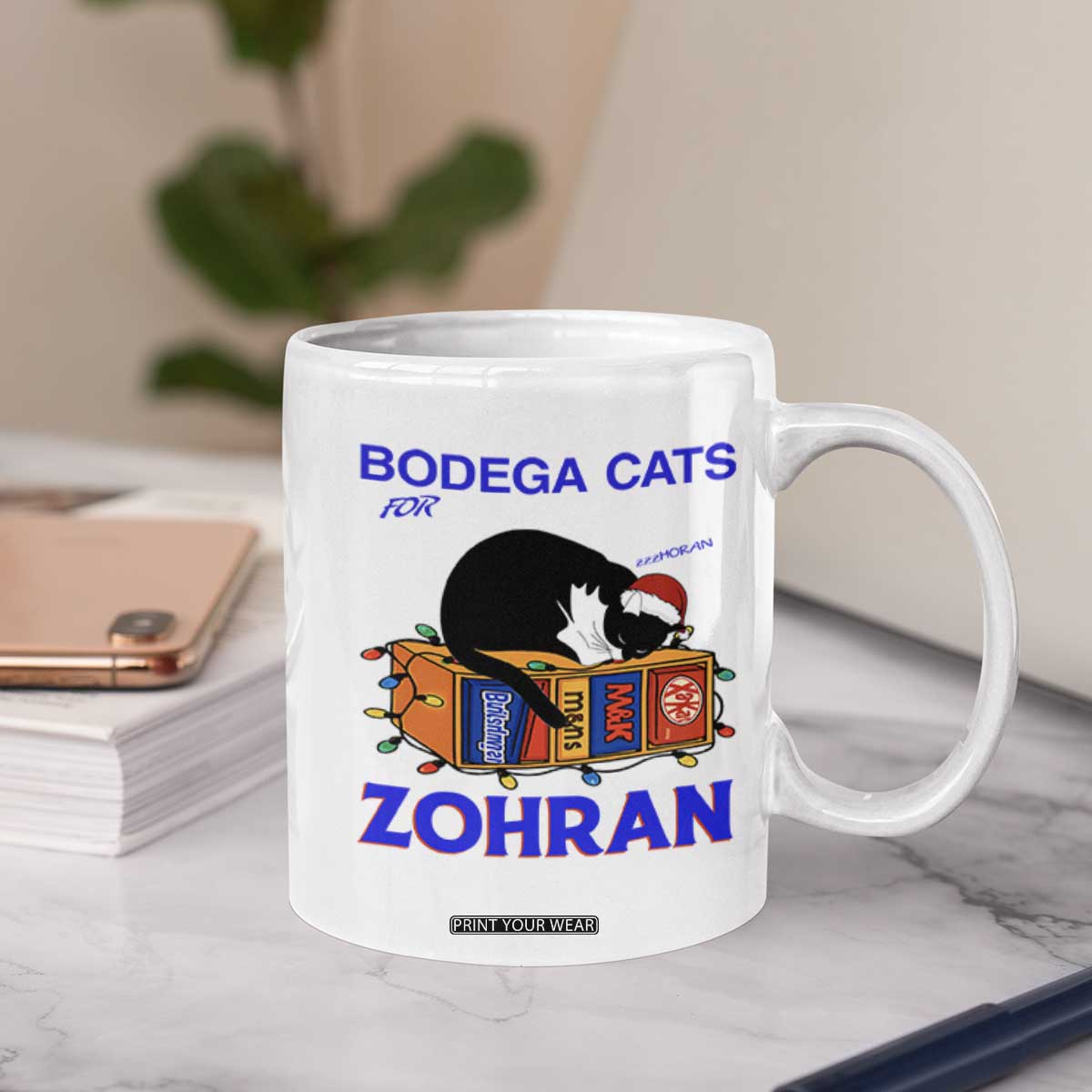 Bodega Cats of New York Coffee Mug Funny Cat NYC Christmas TS14 Print Your Wear