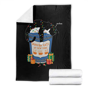 Bodega Cats of New York Throw Blanket Funny Democrat Christmas TS14 Black Print Your Wear