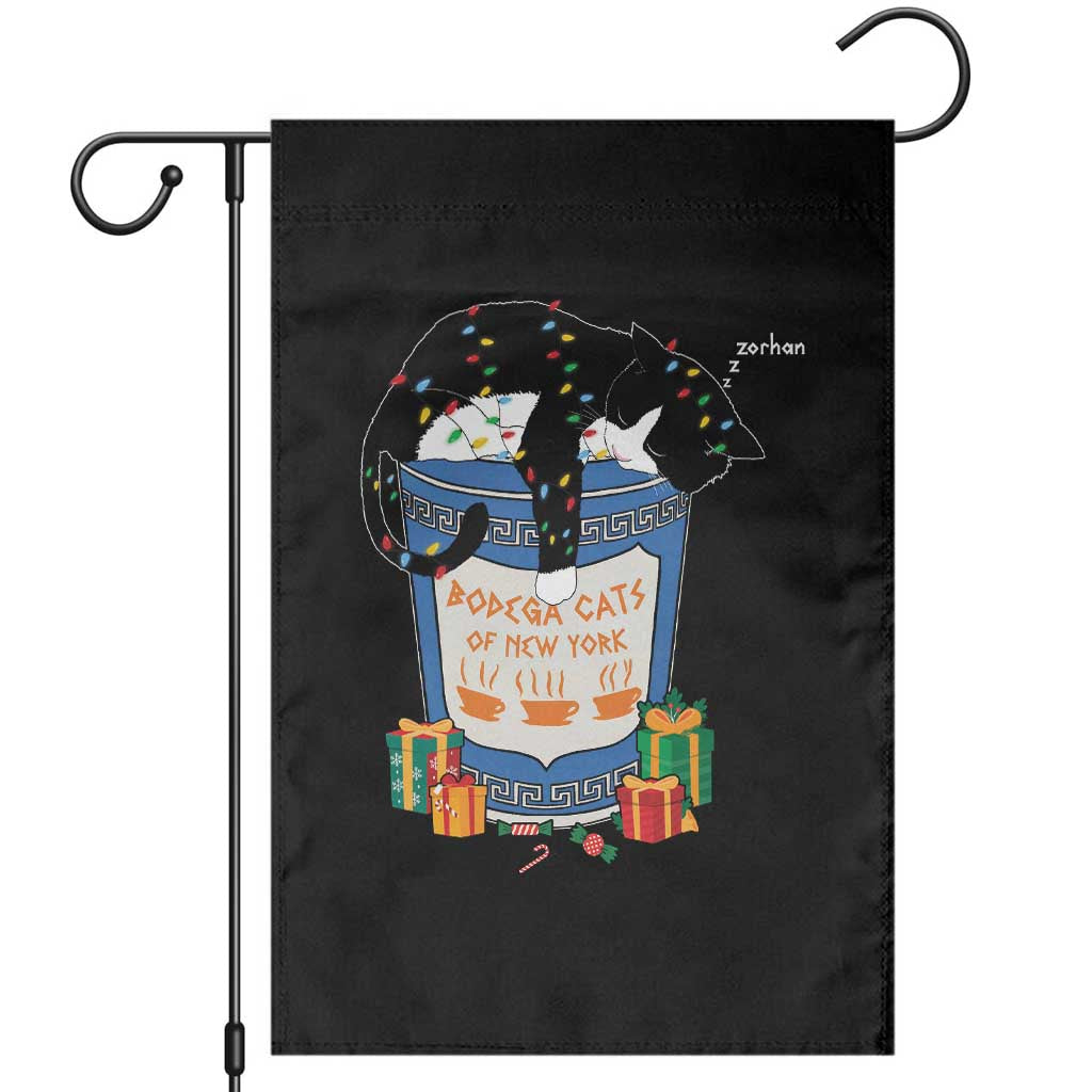 Bodega Cats of New York Garden Flag Funny Democrat Christmas TS14 Black Print Your Wear