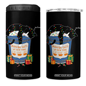 Bodega Cats of New York 4 in 1 Can Cooler Tumbler Funny Democrat Christmas TS14 One Size: 16 oz Black Print Your Wear